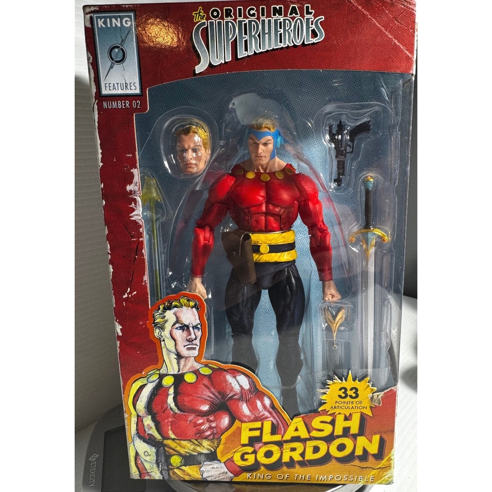 NECA Flash Gordon 7" The Original Superheroes Number 02 Action Figure 2021 New
